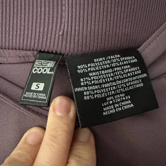 32 Degrees Cool Stretch Woven Skort, Cascadia Violet, Small - Picture 7 of 7